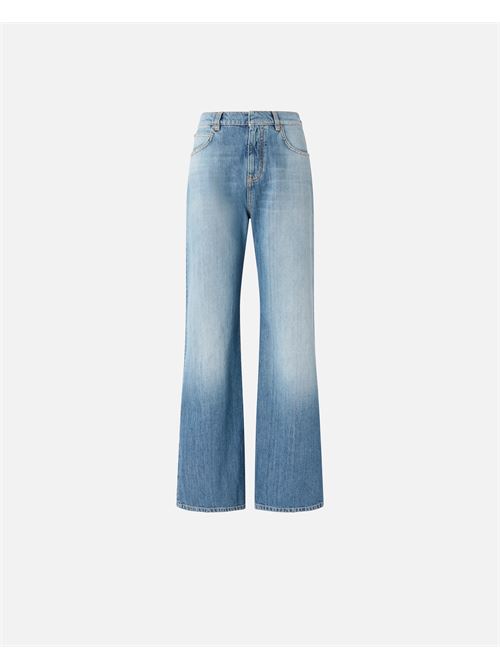 jeans wide leg con scoloriture Pinko | 101733 A323PJO